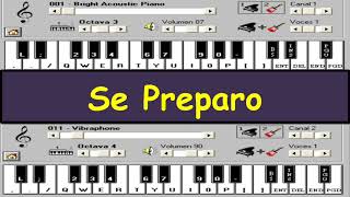 Video thumbnail of "Se Preparo - Ozuna - Piano Electronico 2.5"