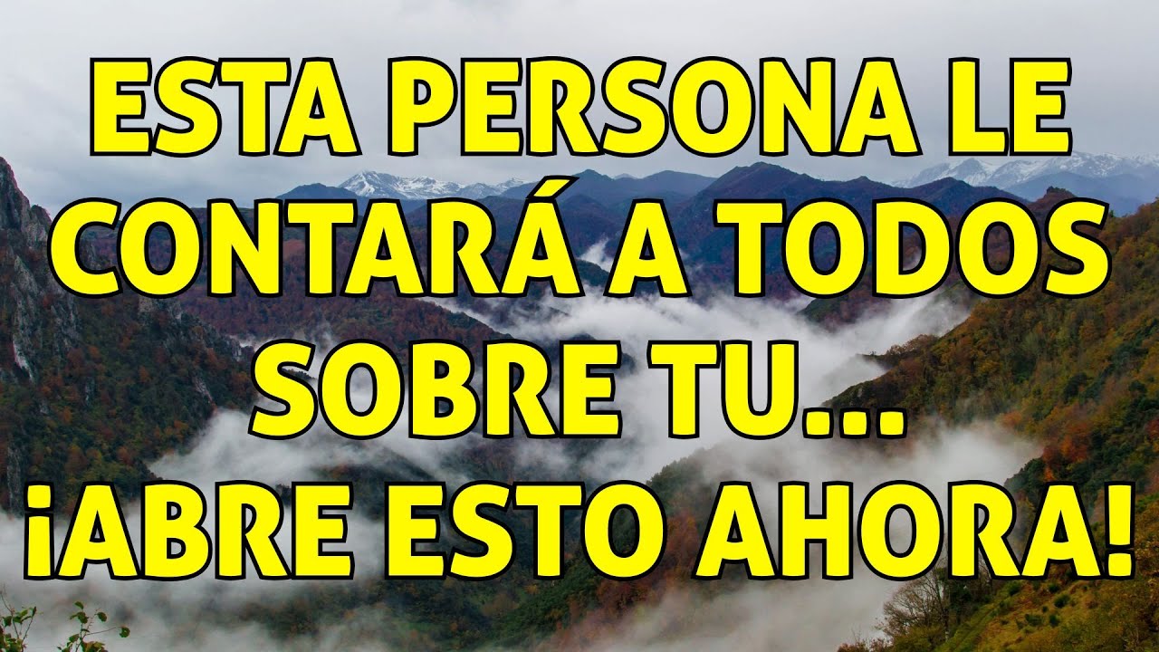 ¡Dios te Advierte algo URGENTE! Esta Persona le Dirá a Todos Sobre tu... Y Debes Prepararte AHORA