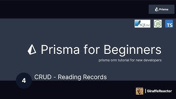 Prisma Tutorial for Beginners #4 - CRUD - Reading Records