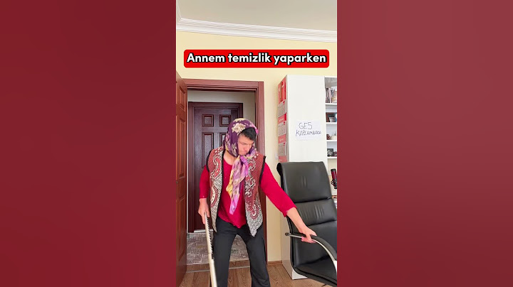 Annem temizlik yaparken😅 #shorts
