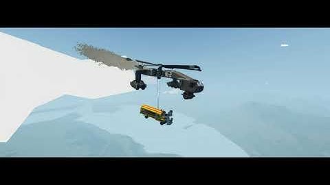 STORMWORKS HL-2 STRATOLIFTER SKYCRANE HELICOPTER DEMO!! AIRLIFTING CONTAINERS AND A BATTLE BUS!!!