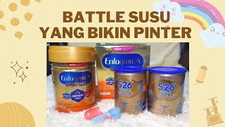 Battle Susu Enfagrow A+ vs S26 Procal Gold || Review Susu Enfagrow A+ | Review susu S26 procal gold