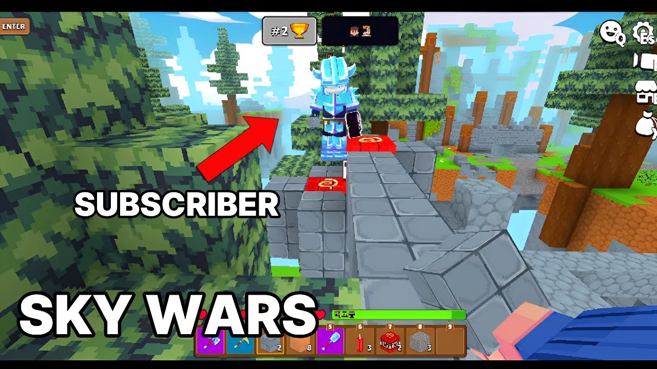 I Played Sky Wars Just for Fun with My Subscribers! (minefun.io) #40