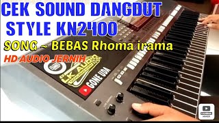 Cek Sound| Bebas Dangdut Style KN2400 Versi Keyboard Yamaha Psr S770