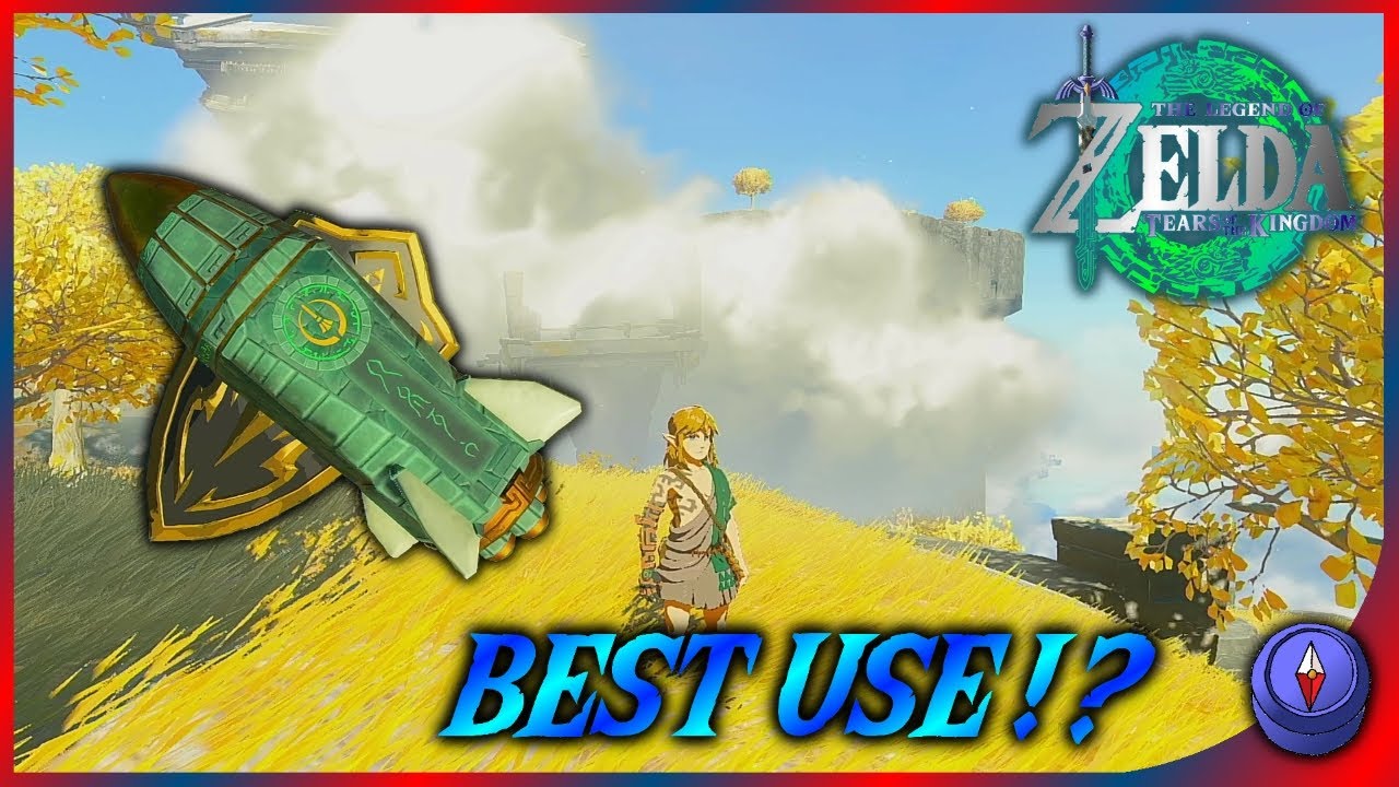 BEST Ways to use the Rocket Shield in Tears of The Kingdom...