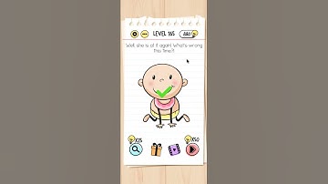 Brain Test Level 165 she is crying again walkthrough answer