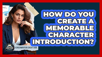 How Do You Create A Memorable Character Introduction?