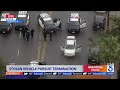 LAPD pursuit of stolen vehicle ends in South L.A. crash