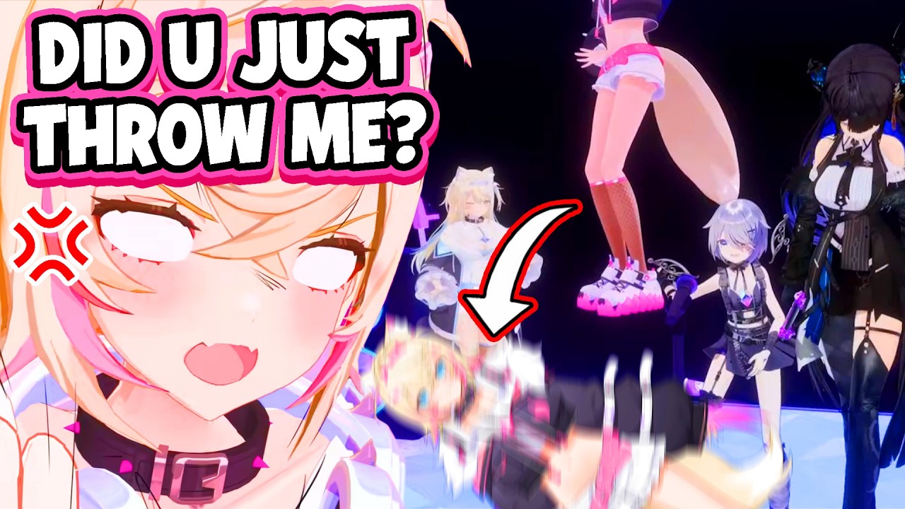 Biboo Accidentally YEET Mococo in 3D is Peak Comedy 【Hololive】