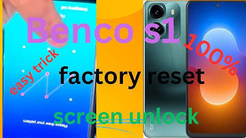 Benco S1 Pattern, Password, Frp Remove Hard Reset 2024