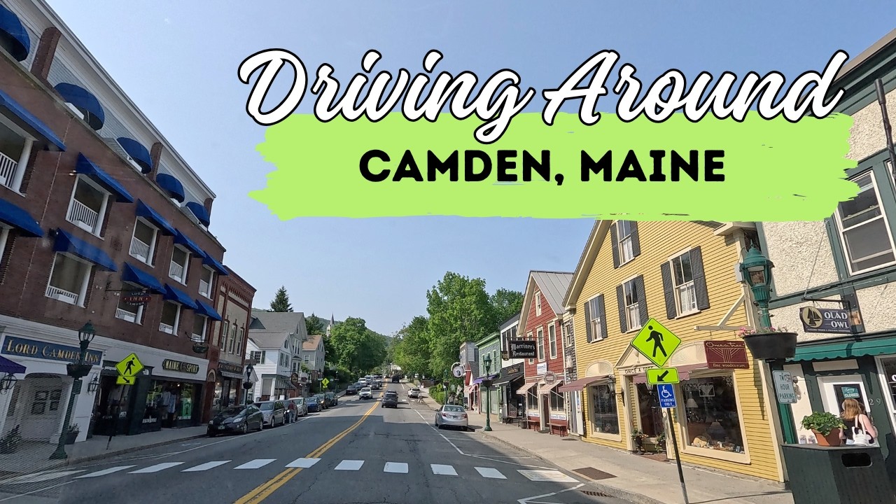 Summer drive in Camden, Maine 