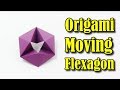 Origami flexagon easy moving flexagon in english  yakomoga easy origami tutorial