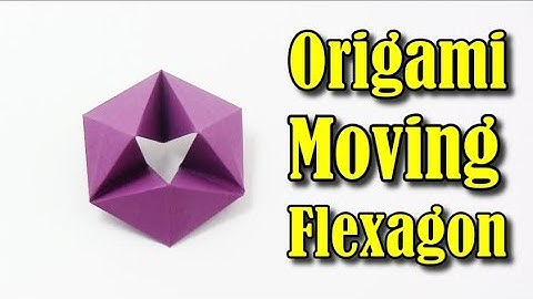 Origami Flexagon EASY (Moving Flexagon) IN ENGLISH - Yakomoga Easy Origami tutorial