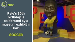 Pele's 80th birthday is celebrated by a museum exhibit in Brazil