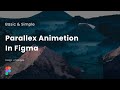 New Smart Parallex Animetion In Figma | Smart Animetion | Figma Animetion Tutorial | 2022 Trand