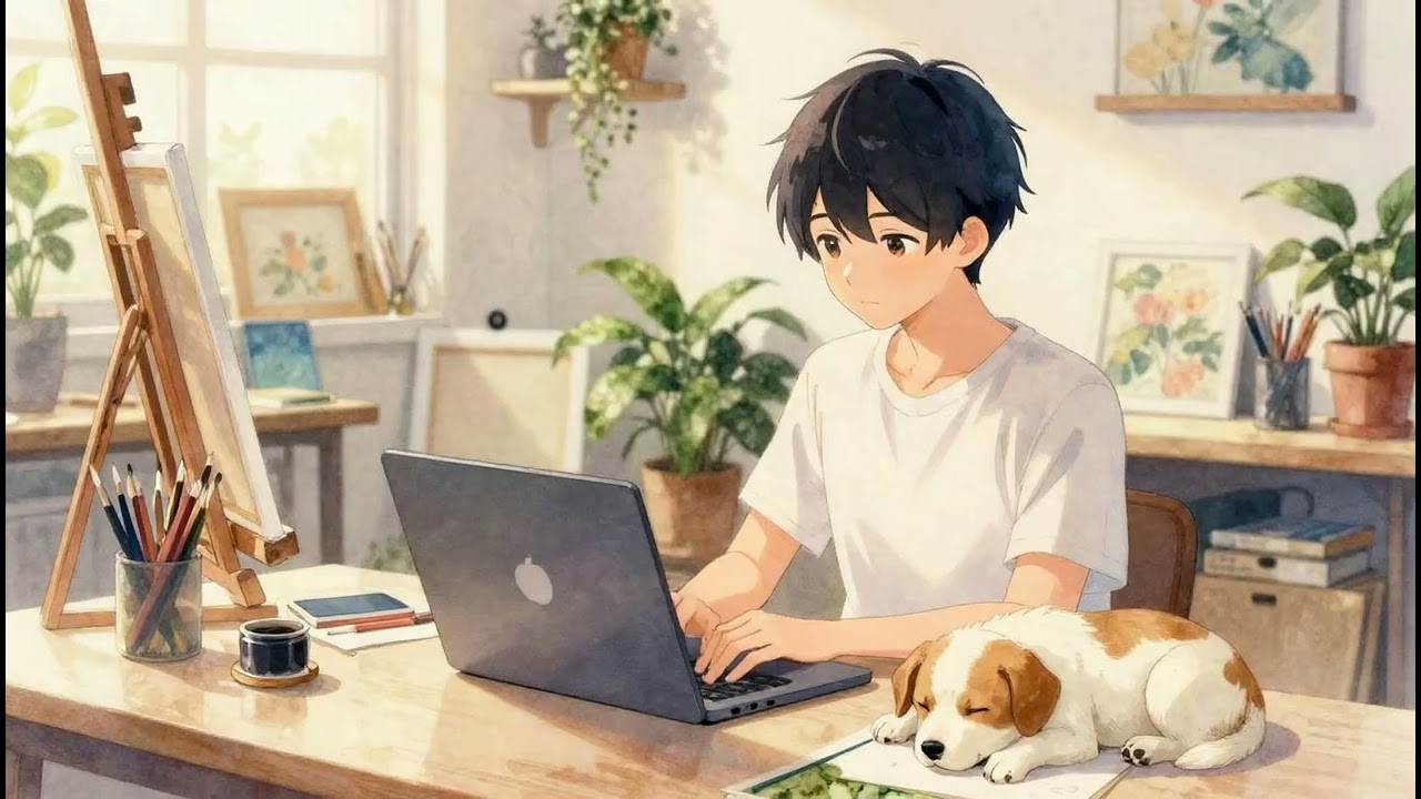 🌧️ Ambient Lo-Fi Music: Nature Therapy with Thunder Sounds | 20 Min Chill Mix