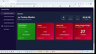 Celebrity Machine Uptime Dashboard - Dataclarify.io Profile