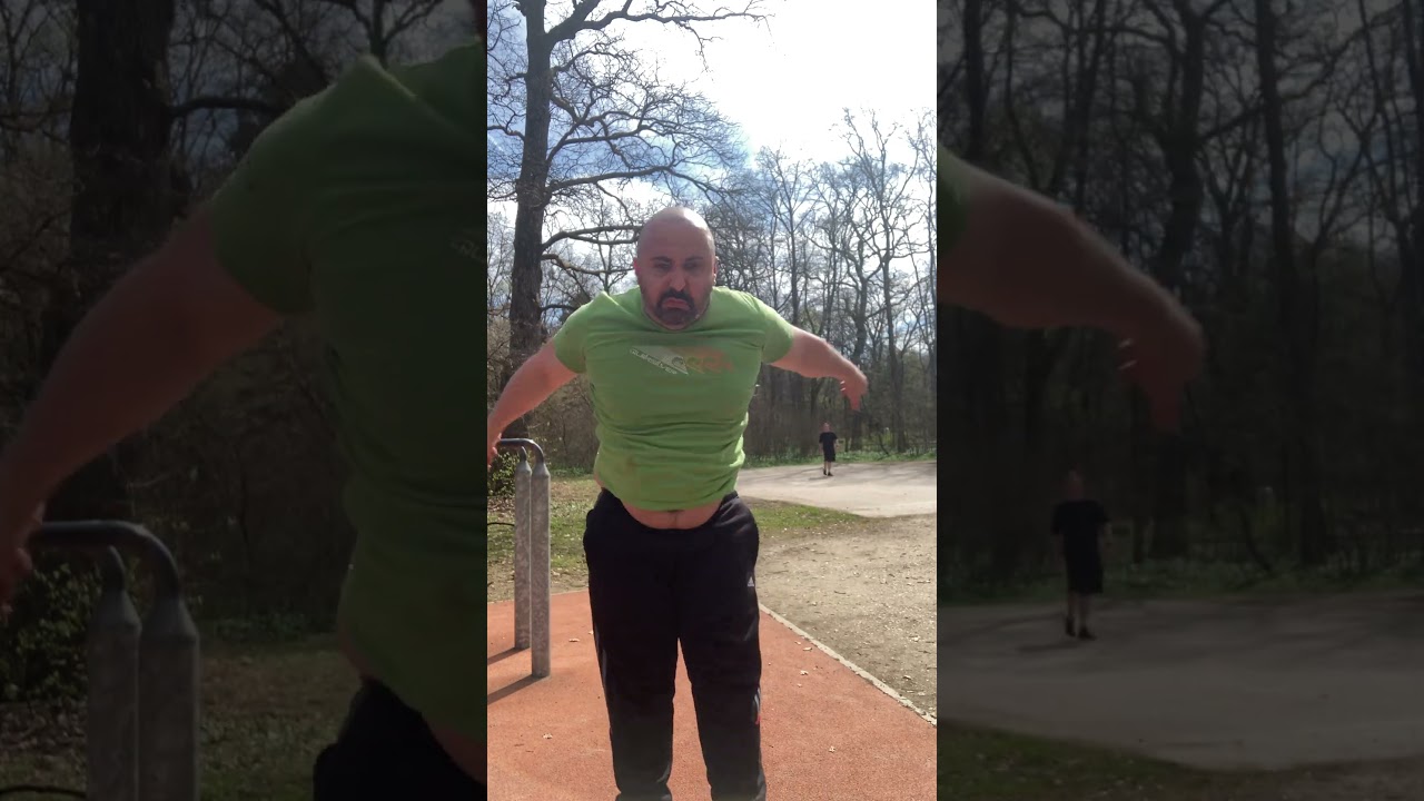 Massai Sprünge um größer zu werden? Wir versuchen es 😉 #looksmaxxing #größerwerden #massaijumps