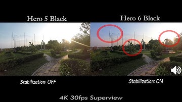 GoPro Hero6 vs GoPro Hero5 Stabilization Comparison/COLOR, Sound Comparison (Walk)