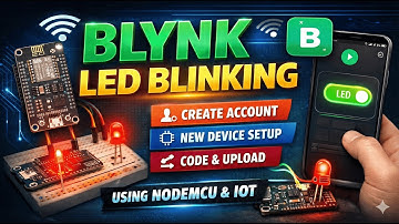 Blynk IoT Tutorial for Beginners | How to Blink LED Using NodeMCU and Blynk App |  Blynk Iot
