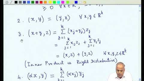 Inner product and Orthogonality part 1