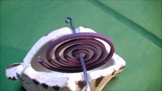 渦巻き線香用　線香かけ（香炉）　蔵猫香鉢