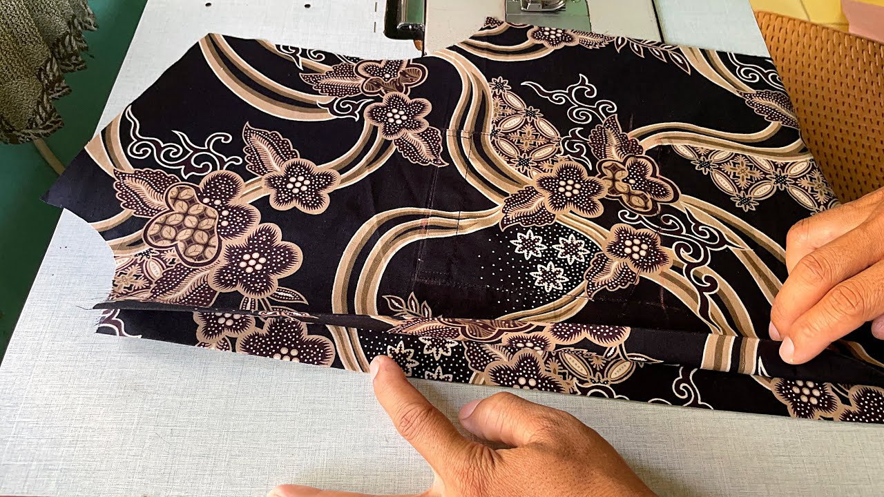 Cara menjahit tempat kancing sembunyi mudah dan jelas