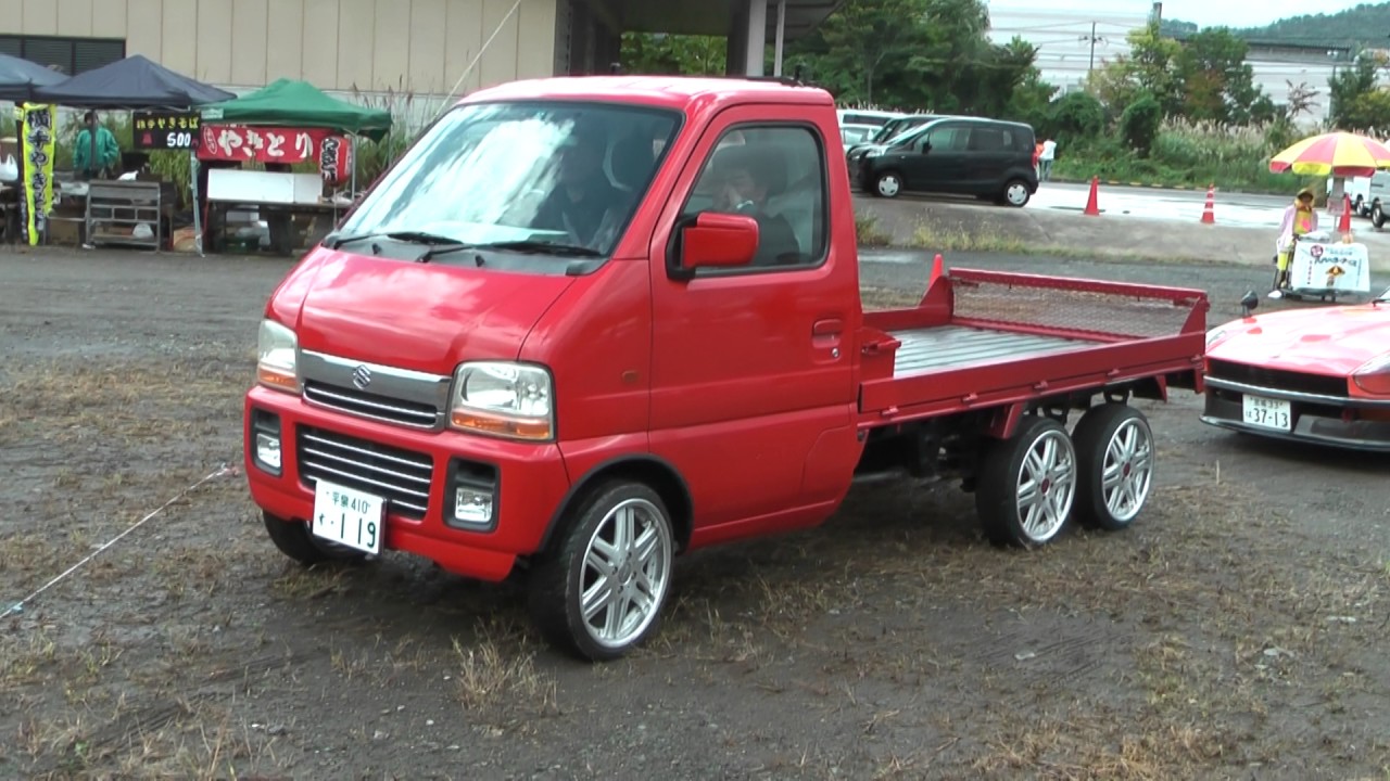 軽トラ ６輪車 スズキ６２系 キャリー 改 Youtube
