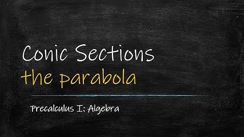 Conics: the parabola