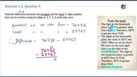 Exercise 1.2, Question 5-Class 6 Maths NCERT