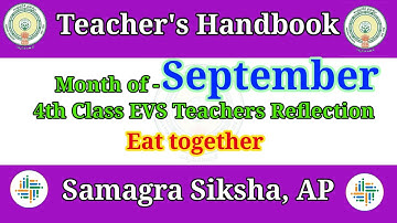 Teachers Handbook Month of September | 4th Class EVS Handbook | september EVS Teacher reflection