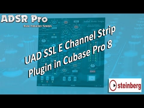 UAD SSL E Channel Strip from the SSL 4000 Mixing Console in Steinberg Cubase