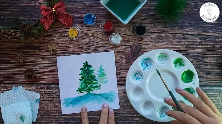 Let's paint a Christmas tree