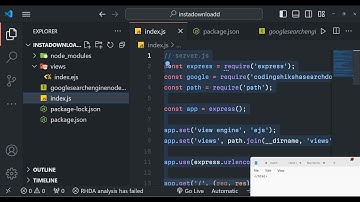 Build a Node.js Express Google Search Engine to Web Scrape Wikipedia API Results in Browser Using JS