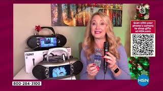 Naxa Portable Boom Box/TV/DVD Bundle with Microphone