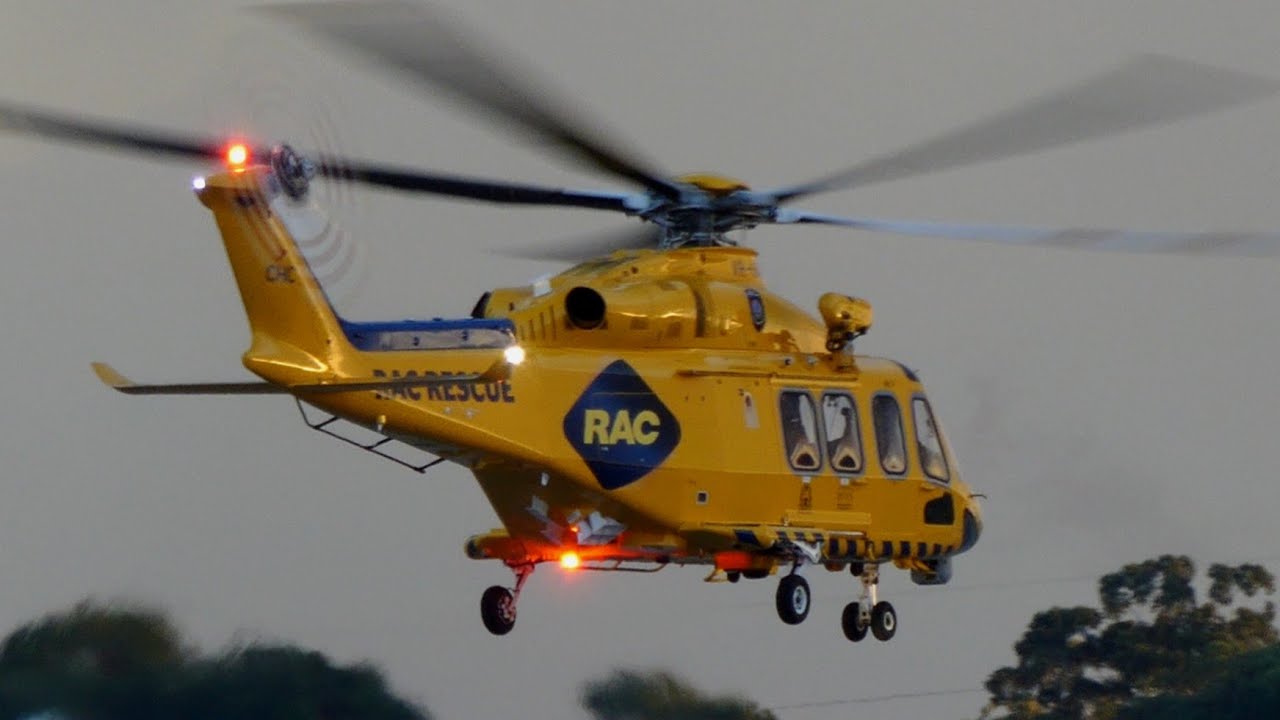 RAC Rescue Helicopter 651 Taking Off at Golden Hour - Jandakot WA - 22 ...