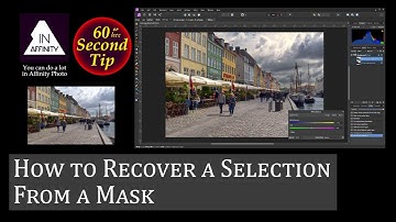 60 Second Tip: How to Recover a Selection From a Mask