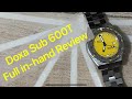 New 2021 Doxa Sub 600T divingstar full in hand review: another integrated bracelet watch 😁