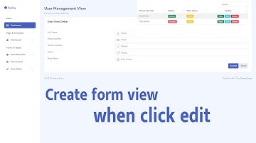 Create page view when click edit form Laravel 8.X | Dashboard V13