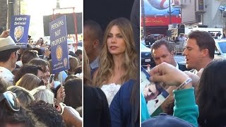 Sofia Vergara Faces Pro-Life Protestors At Magic Mike XXL Premiere