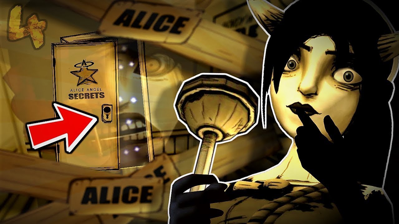 HIDDEN SECRETS that ALICE ANGEL was HIDING! | Bendy and The Ink Machine Chapter 4 SECRETS & GLITCHES