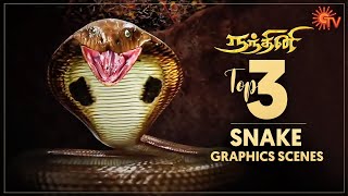 Nandhini Super Scenes 1 | Top 3 Snake Graphics Scenes | Sun TV Serial | Tamil Serial