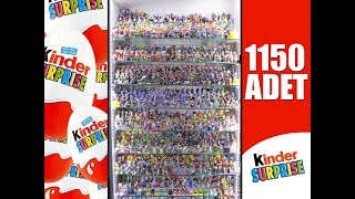 Kinder Sürpriz Oyuncaklar Kinder Koleksiyonum 1150 Adet 