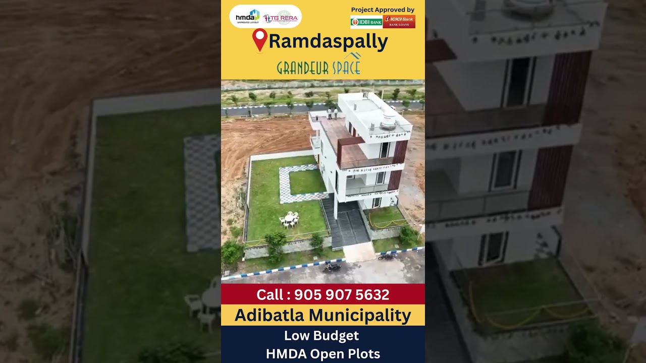 Adibatla Low Budget Open Plots | Low Cost HMDA Plots Adibatla | Low Price HMDA Plots Adibatla