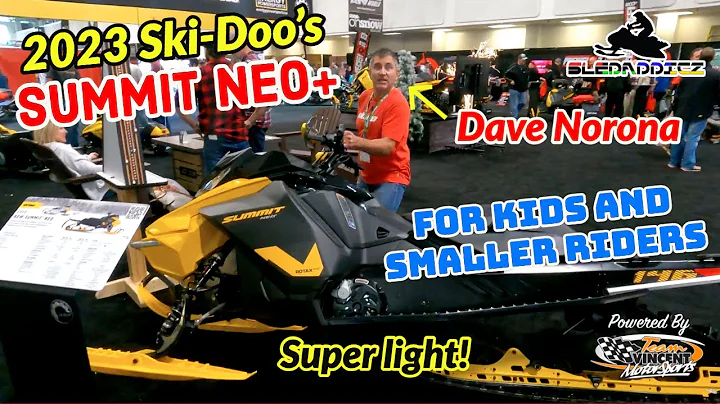 BEST Snowmobile for Kids | New 2023 Ski-Doo Summit Neo+ with Ski-Doo Ambassador Dave Norona!