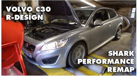 Volvo C30 R-Design D4 Dyno | Shark performance remap 210bhp