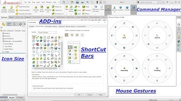 Customize User Interface in SolidWorks