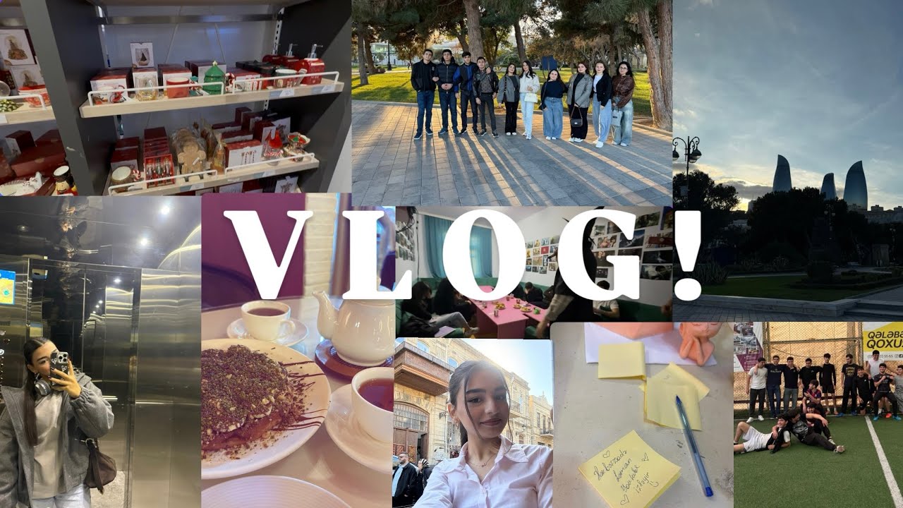 Qarışıq vlog! | Halloween temalı mafiya oyunu🎃| Şəhər gəzintisi | Football⚽️ | #vlog #lifestyle#fun 