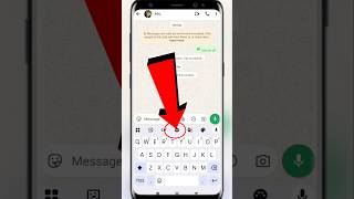Whatsapp me voice typing enable kare 💯 | Whatsapp How To Enable Voice Typing In Keyboard | #shorts