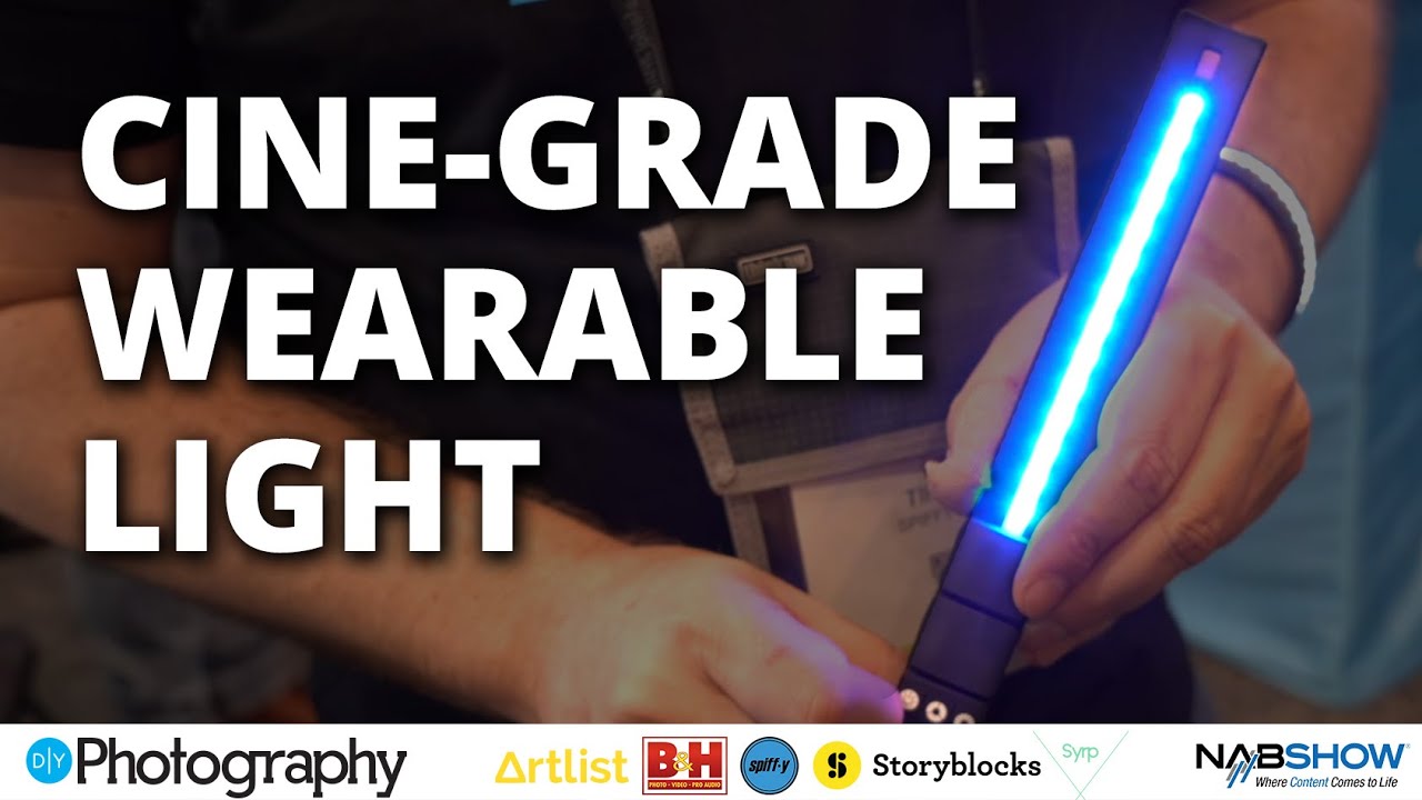Lumiee is the first cinematic grade wearable light - YouTube